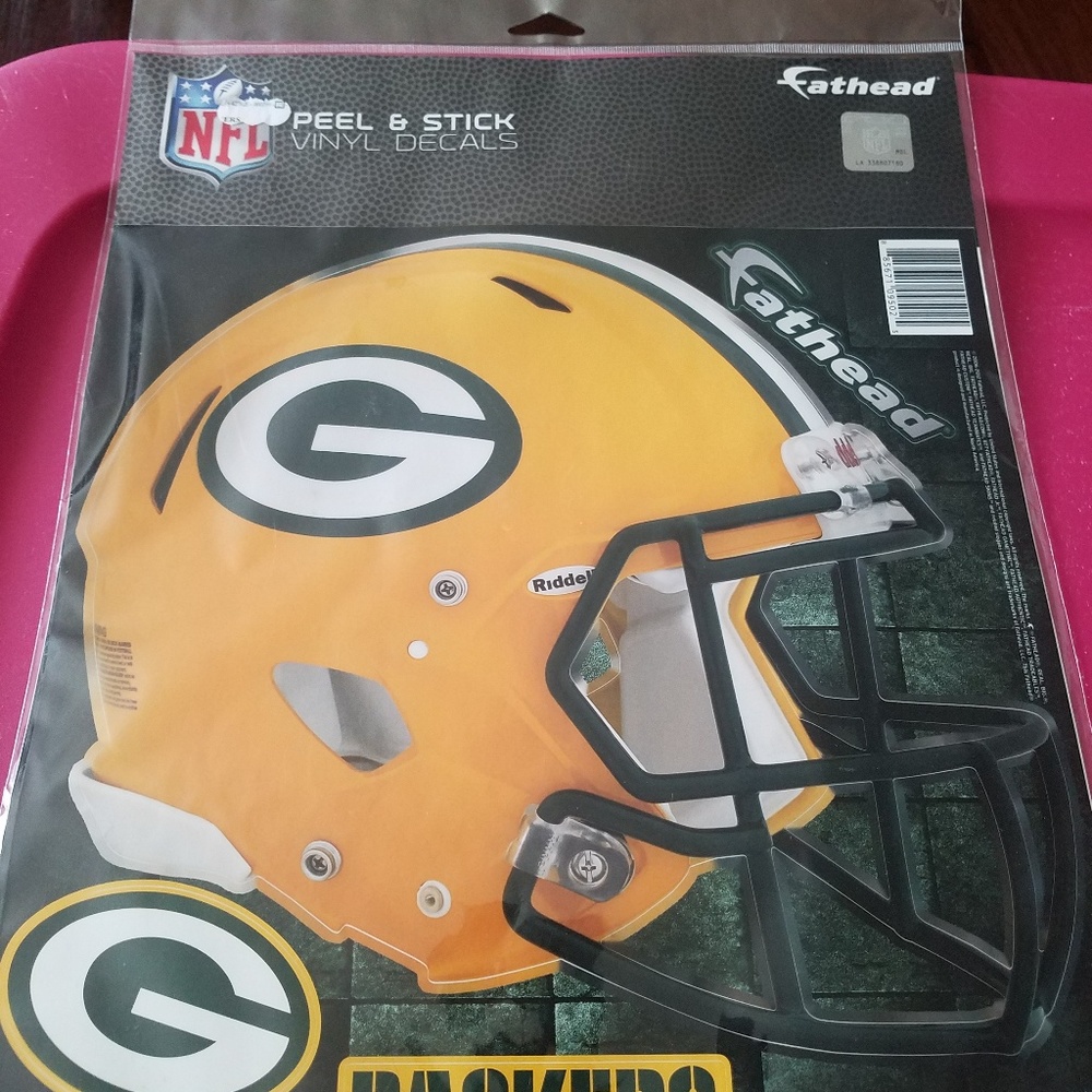 Fathead large packer sticker. New.